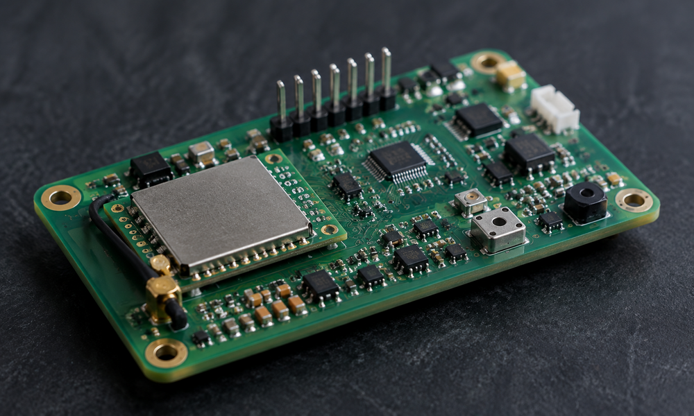 Compact wireless controller printed circuit board