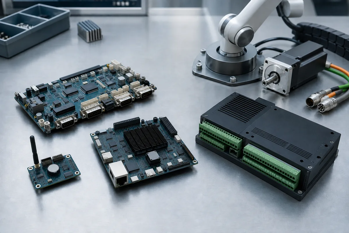 IoT, robotics, edge-computing and industrial electronics on an engineering workbench